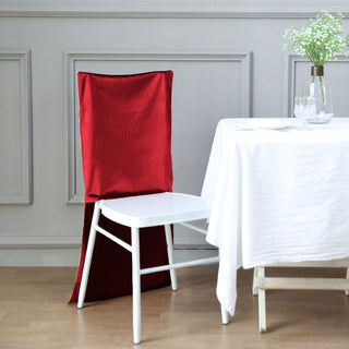 Transform Your Chairs into Stunning Statement Pieces with the Velvet Chair Cover