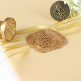2 Set | Wax Seal Stamp Kit Party Favors, Gold Silver "With Love" and "Thank You" Mailing Crafts Set