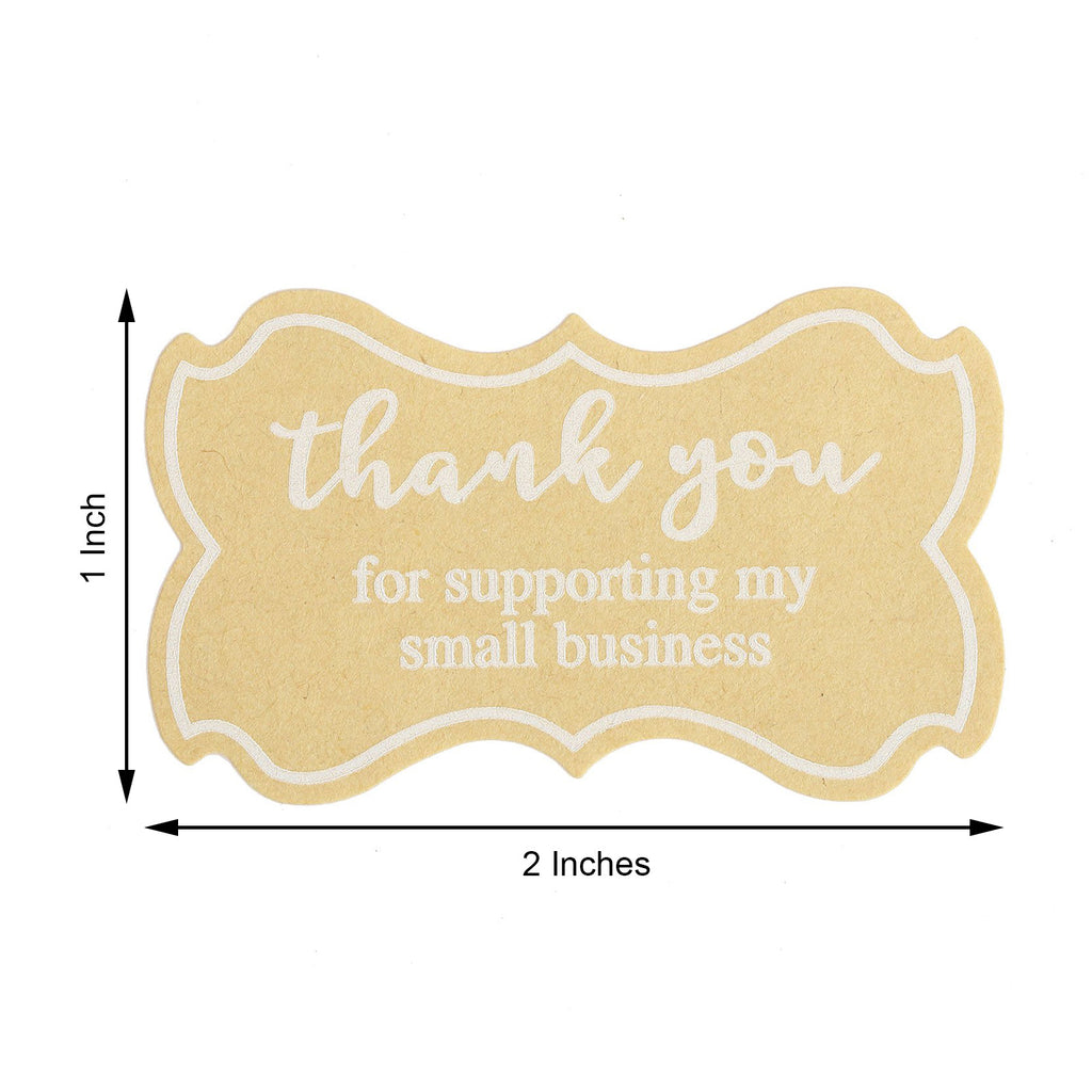 500pcs  2 Thank You For Supporting My Small Business Stickers