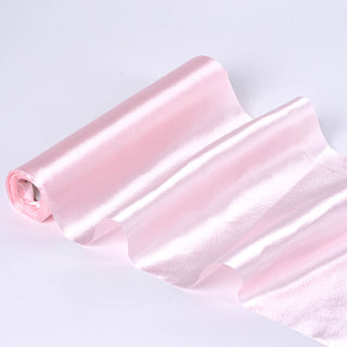 Elevate Your Event with Blush Satin Fabric