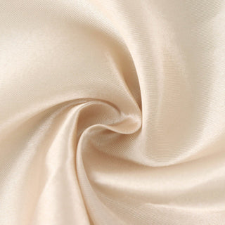 Elevate Your Event Decor with Beige Satin Fabric