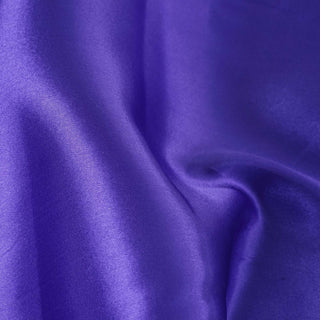 The Perfect Wedding Fabric: Purple Satin Material