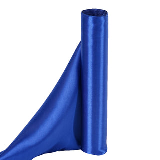 Add a Touch of Elegance with Royal Blue Satin Fabric Bolt