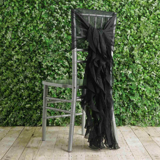 Elevate Your Event Decor with Black Chiffon Hoods Elevate Your Event Decor with Black Chiffon Hoods