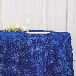 Create a Captivating Atmosphere with the Royal Blue Satin Round Tablecloth Create a Captivating Atmosphere with the Royal Blue Satin Round Tablecloth