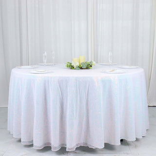 Elevate Your Event with the Iridescent Blue Sequin Tablecloth Elevate Your Event with the Iridescent Blue Sequin Tablecloth