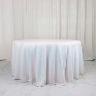 Unleash Your Creativity with the Iridescent Blue Sequin Tablecloth Unleash Your Creativity with the Iridescent Blue Sequin Tablecloth