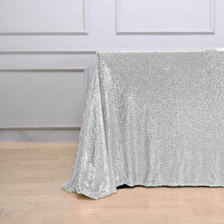 Create an Unforgettable Ambiance with the Premium Sequin Tablecloth