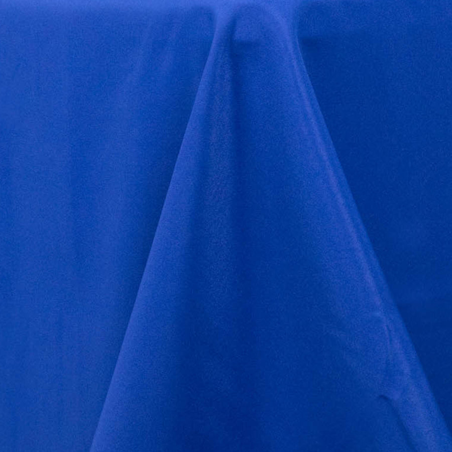 108inch Royal Blue 200 GSM Seamless Premium Polyester Round Tablecloth#whtbkgd