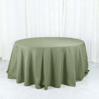 Create a Stunning Event with the Dusty Sage Green Round Tablecloth Create a Stunning Event with the Dusty Sage Green Round Tablecloth