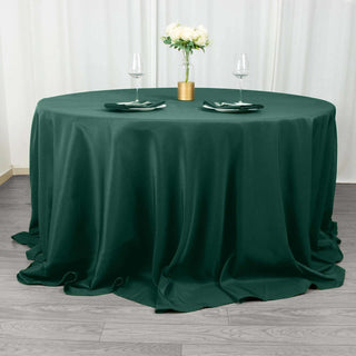 Elevate Your Event with the Hunter Emerald Green Tablecloth Elevate Your Event with the Hunter Emerald Green Tablecloth