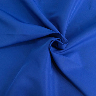 Blue fabric texture with smooth, flowing drapes.
