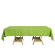 60inch x 102inch Apple Green Polyester Rectangular Tablecloth