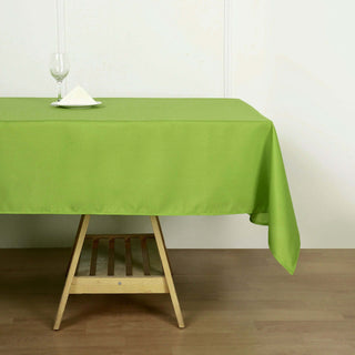 Create a Stunning Green Decor with the Apple Green Polyester Rectangular Tablecloth Create a Stunning Green Decor with the Apple Green Polyester Rectangular Tablecloth