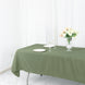 60x102inch Eucalyptus Sage Green Polyester Rectangular Tablecloth