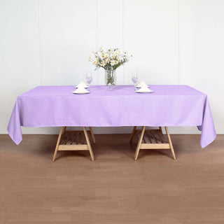 Elevate Your Event with the Lavender Lilac Polyester Tablecloth Elevate Your Event with the Lavender Lilac Polyester Tablecloth