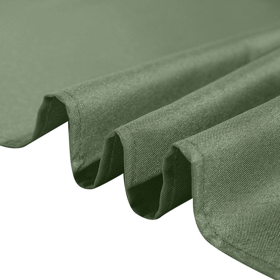 60"x102" Olive Green Polyester Rectangular Tablecloth