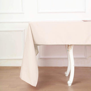 Create Unforgettable Moments with the Beige Polyester Tablecloth