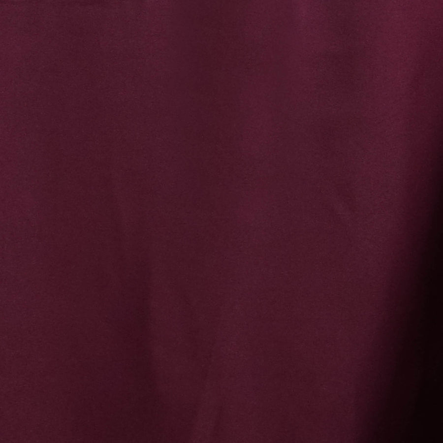 60x126Inch Burgundy Seamless Polyester Rectangular Tablecloth