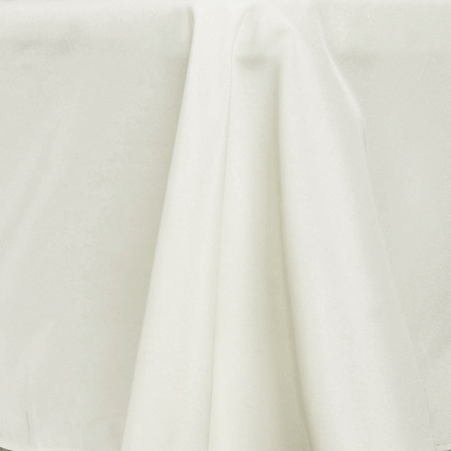 60x126inch Ivory 200 GSM Seamless Premium Polyester Rectangular Tablecloth#whtbkgd