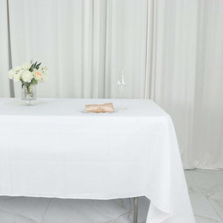 Unleash Your Creativity with the White Polyester Tablecloth Unleash Your Creativity with the White Polyester Tablecloth
