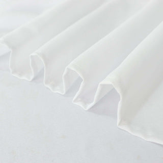 Create Timeless Elegance with the White Polyester Tablecloth Create Timeless Elegance with the White Polyester Tablecloth