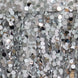 120" Wholesale Big Payette Sequin Round Tablecloth For Wedding Banquet Party - Silver - Premium Collection