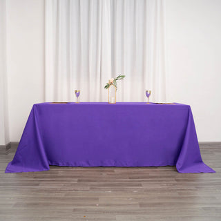 Elegant Purple Tablecloth for Sophisticated Events