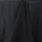 90x156inch Black 200 GSM Seamless Premium Polyester Tablecloth#whtbkgd