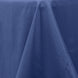 90inch Navy Blue 200 GSM Seamless Premium Polyester Round Tablecloth#whtbkgd