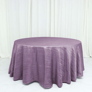 Elevate Your Event Decor with the 120" Violet Amethyst Tablecloth Elevate Your Event Decor with the 120" Violet Amethyst Tablecloth