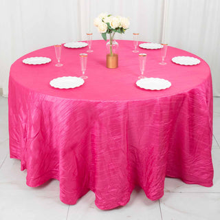 Complete Your Fuchsia Event Decor with Our Stunning Table Linens
