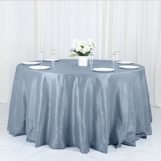 Add Elegance to Your Event with the Dusty Blue Tablecloth