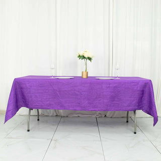 Elevate Your Event with a Stunning Purple Tablecloth
