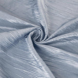 90x156Inch Dusty Blue Accordion Crinkle Taffeta Rectangular Tablecloth