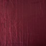 90x156inch Burgundy Accordion Crinkle Taffeta Rectangular Tablecloth#whtbkgd