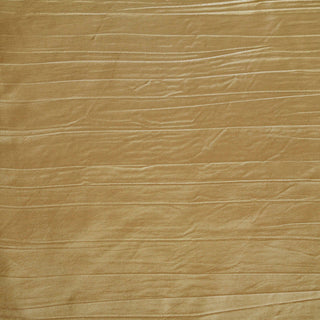 Create an Imperial Sublimity with the Gold Accordion Crinkle Taffeta Tablecloth