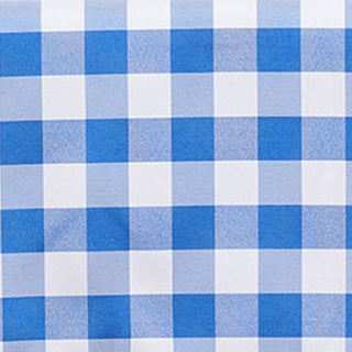 Create a Stunning Tablescape with the White/Blue Buffalo Plaid Table Overlay