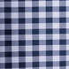 54Inch Square Buffalo Plaid Polyester Overlay | Checkered Gingham Overlay - White/Navy Blue#whtbkgd