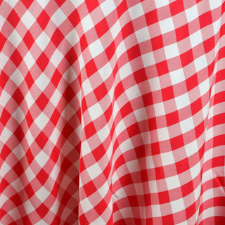 Versatile and Stylish Gingham Polyester Checkered Tablecloth