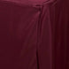 8FT Fitted BURGUNDY Wholesale Polyester Table Cover Wedding Banquet Event Tablecloth#whtbkgd