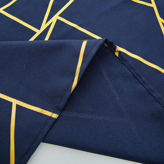 Elevate Your Event Decor with Navy Blue and Gold
