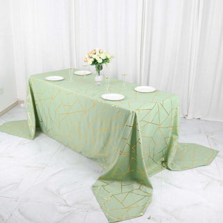 Make a Statement with the Sage Green Seamless Rectangle Tablecloth Make a Statement with the Sage Green Seamless Rectangle Tablecloth