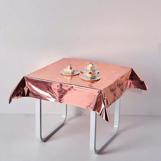 Versatile and Stylish Rose Gold Tablecloth Versatile and Stylish Rose Gold Tablecloth