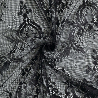 Vintage Lace Table Cover With Scalloped Frill Edges Vintage Lace Table Cover With Scalloped Frill Edges