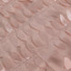 120inch Dusty Rose 3D Leaf Petal Taffeta Fabric Round Tablecloth#whtbkgd