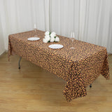 Set of 5 | 54x108inch Animal Safari Zoo Theme Disposable Table Covers