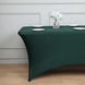 6ft Hunter Emerald Green Spandex Stretch Fitted Rectangular Tablecloth