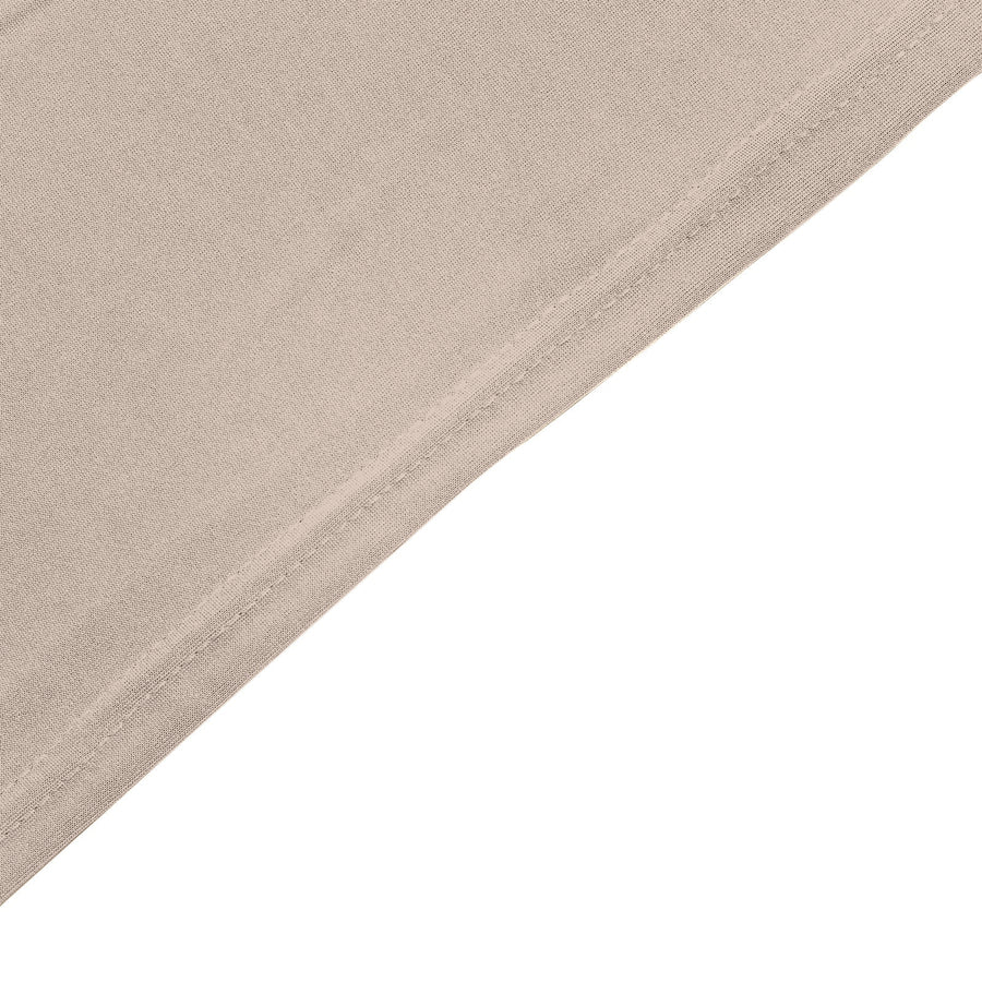6ft Nude Spandex Stretch Fitted Rectangular Tablecloth