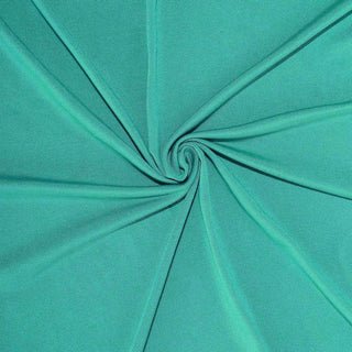 Create an Enchanting Atmosphere with the 6ft Peacock Teal Rectangular Stretch Spandex Tablecloth